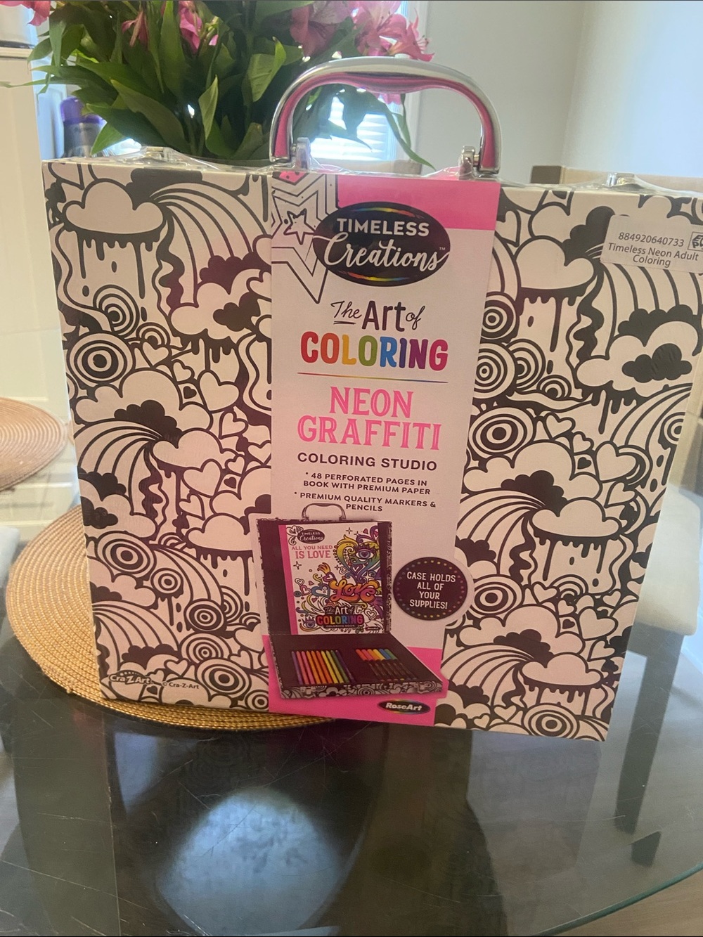 Neon Graffiti Coloring Studio - Pink